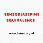 Benzodiazepine Equivalent Chart